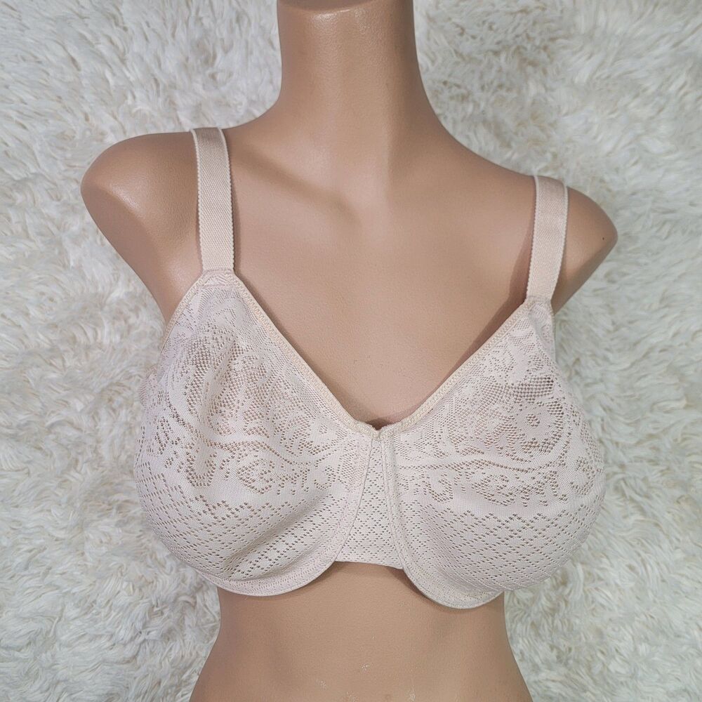 Wacoal Bra Women's Size 40DDD Visual Effects Minimizer Wired Nude Unpadded I